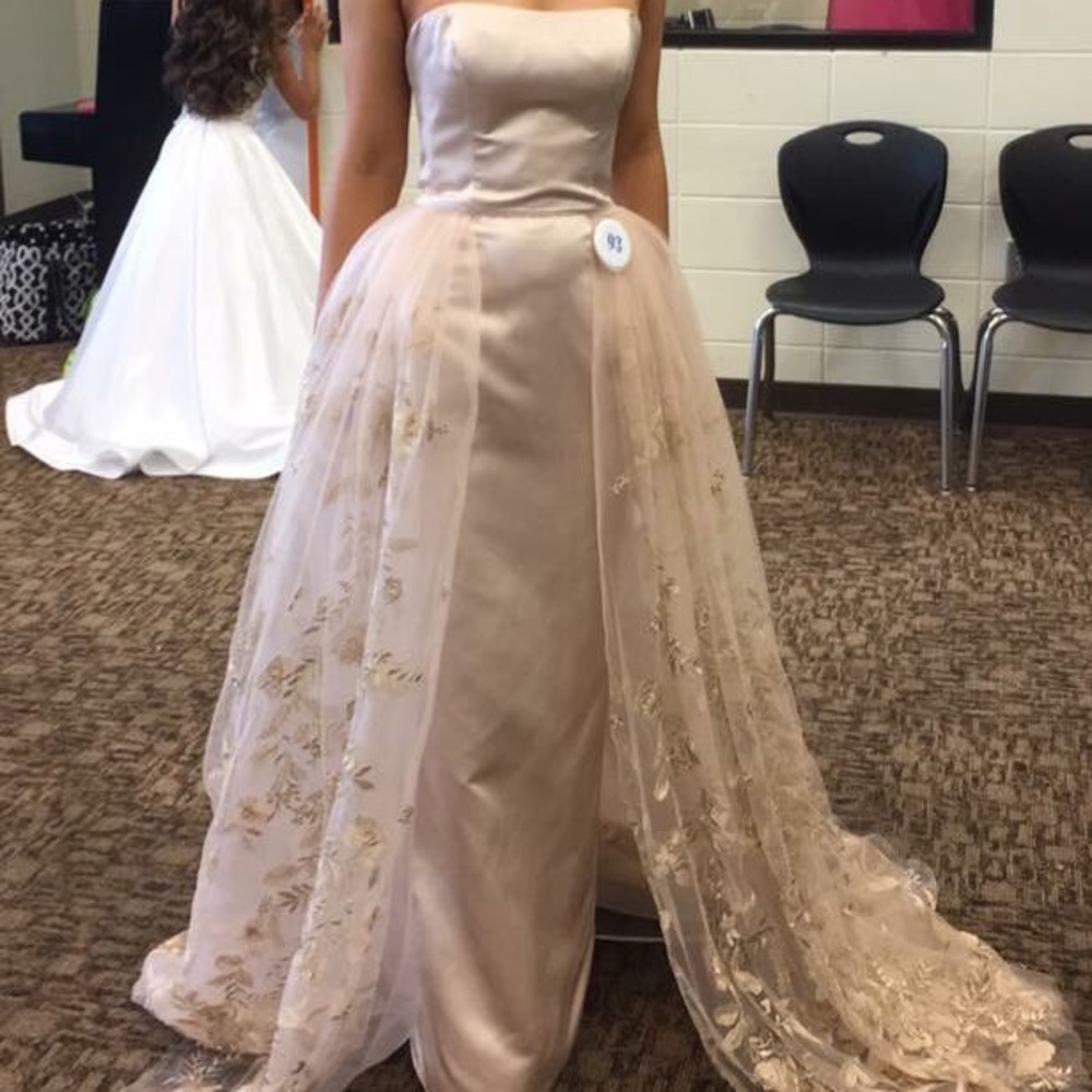 Sherri Hill size 6 altered to a 2